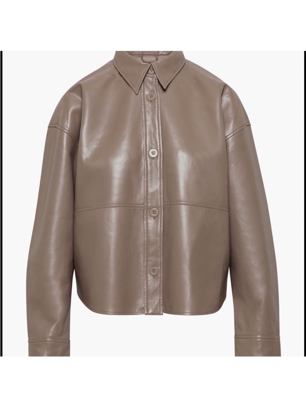 Aritizia Babaton Shirt Jacket in Taupe